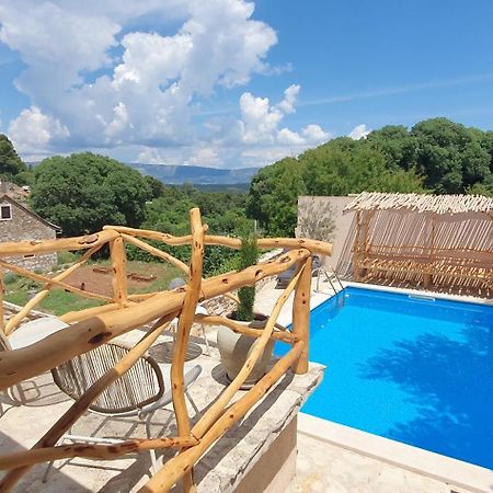 Hvar Stone Villa With Pool Vrbanj Buitenkant foto