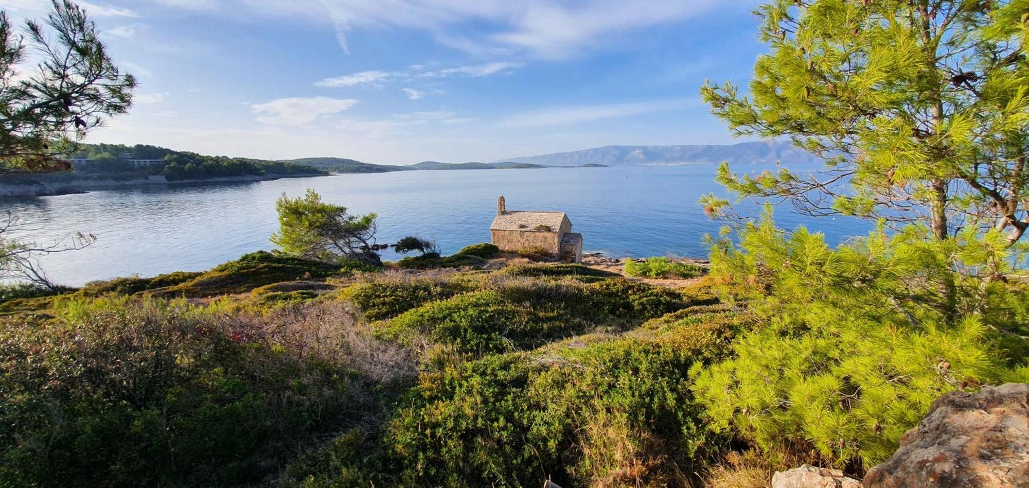 Hvar Stone Villa With Pool Vrbanj Buitenkant foto