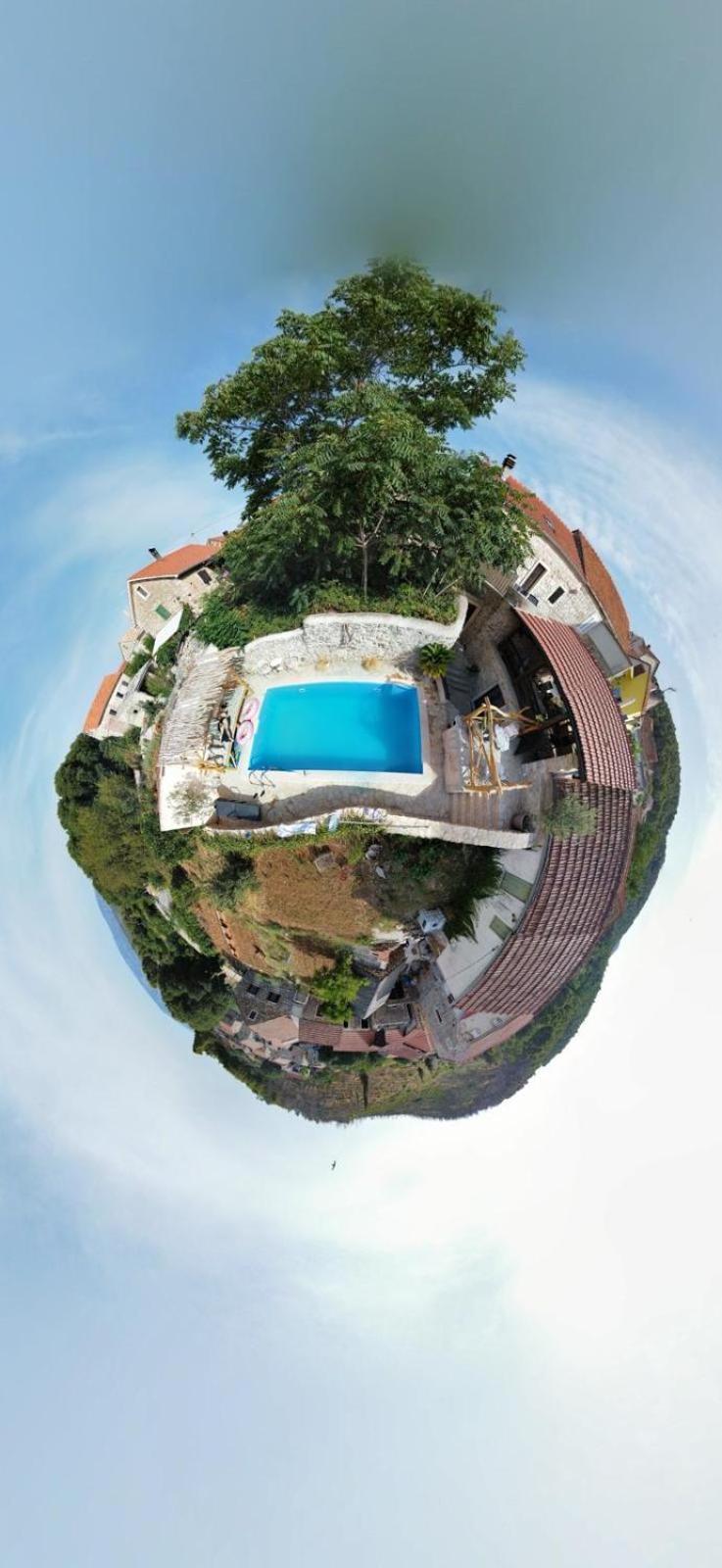 Hvar Stone Villa With Pool Vrbanj Buitenkant foto